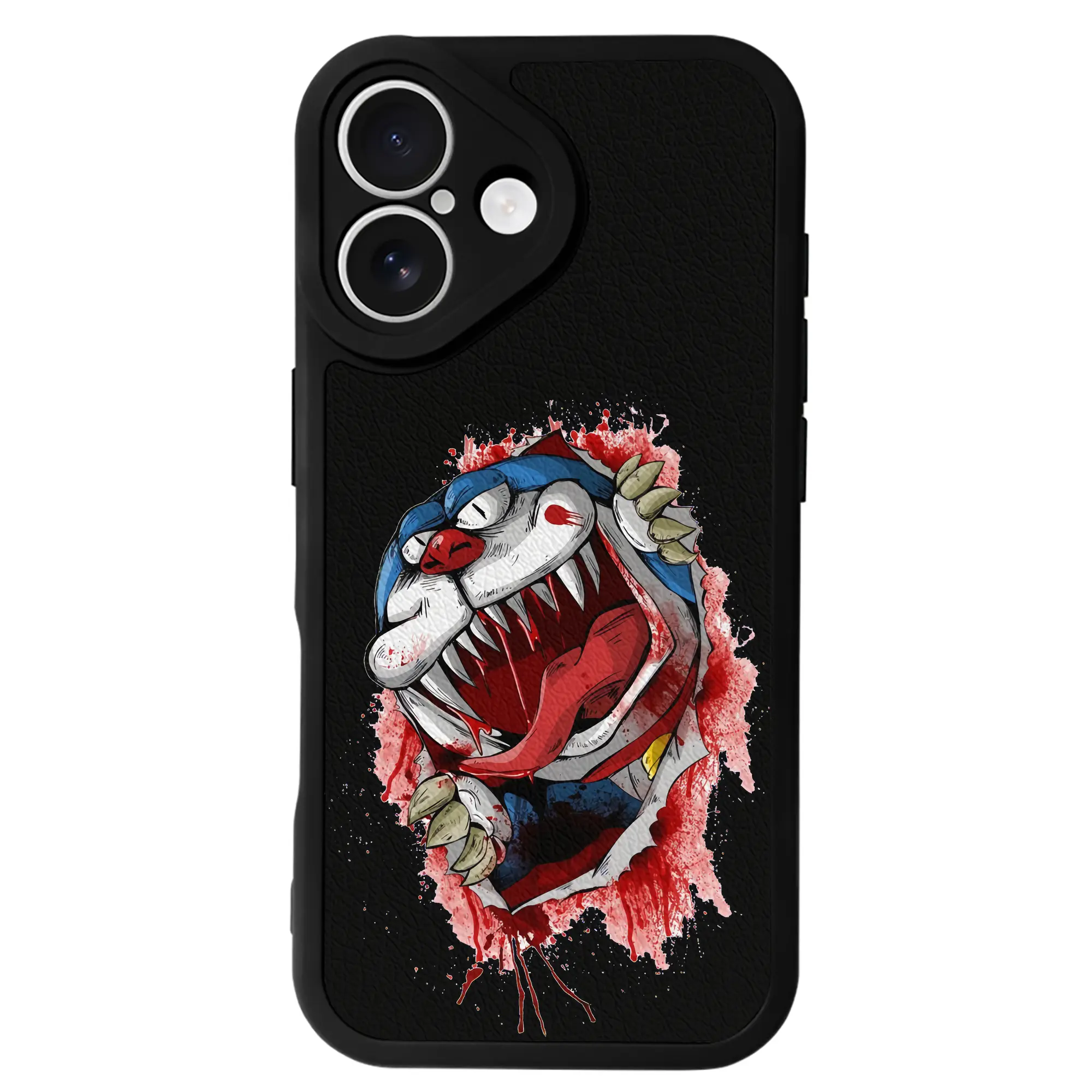 ドラえもん グッズドラえもん - IPhone 16シリーズ対応 ・ シリコンスマホケース ・ レザー調 ・ 高精度フィット ・ 耐衝撃 ・ ワイヤレス充電対応 ・ 精密カット